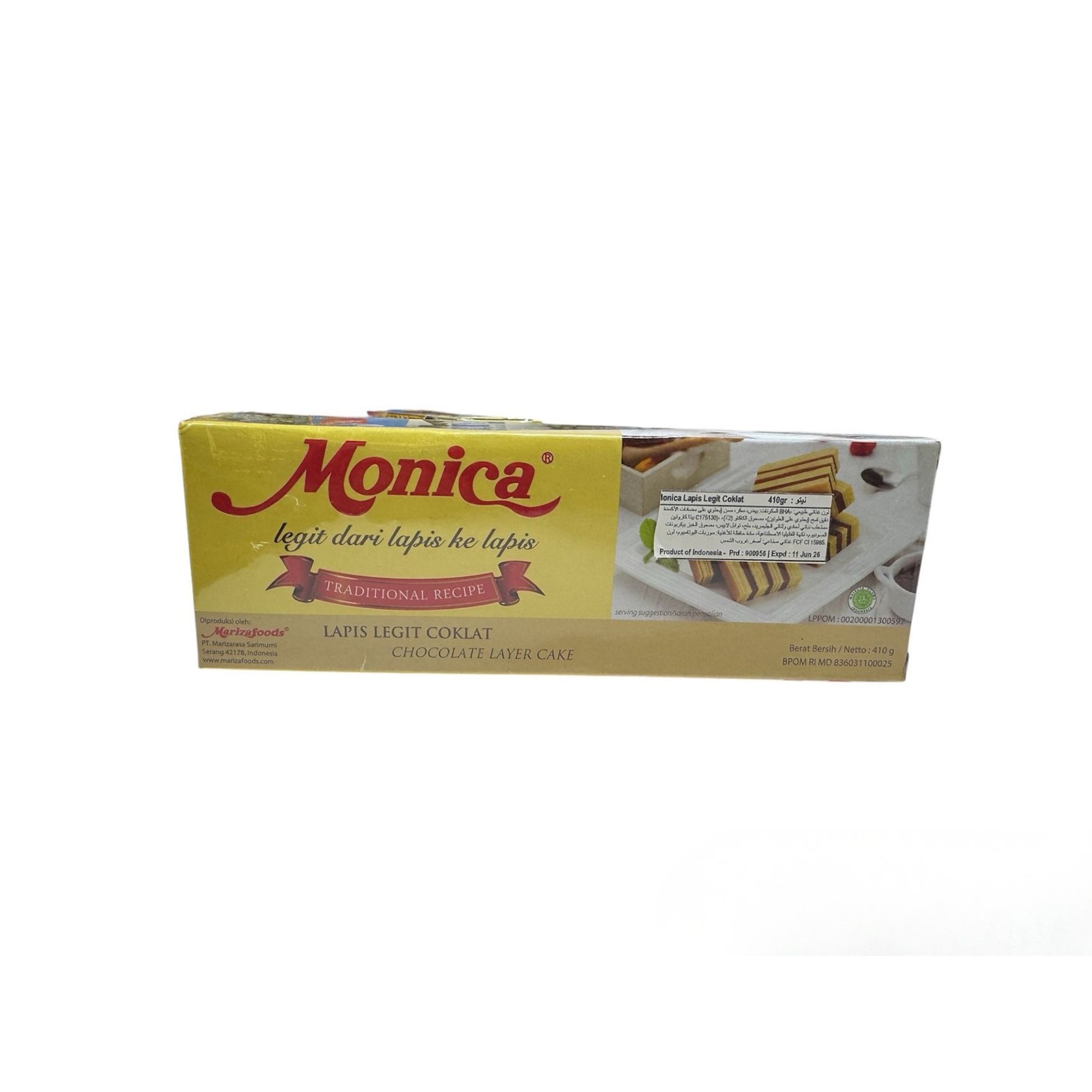 Monica Lapis Legit Rasa Coklat
