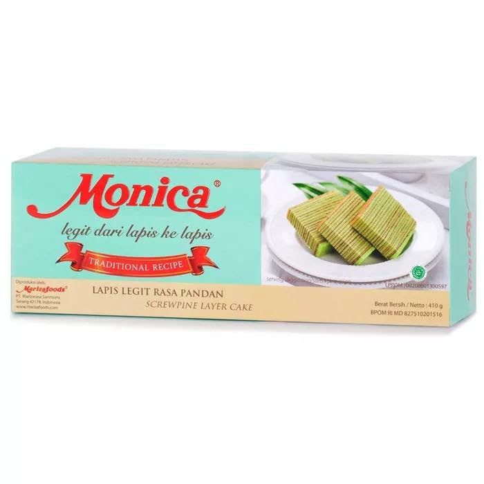Monica Kue Lapis Legit Rasa Pandan